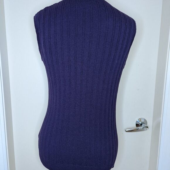 90s purple sweater vest - Picture 4 of 7